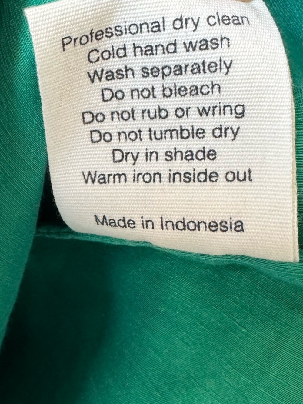 Del Villar green a-line shift dress in silk and linen blend - Picture 6 of 8